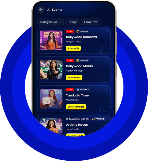 Live Creator Rooms App Screen